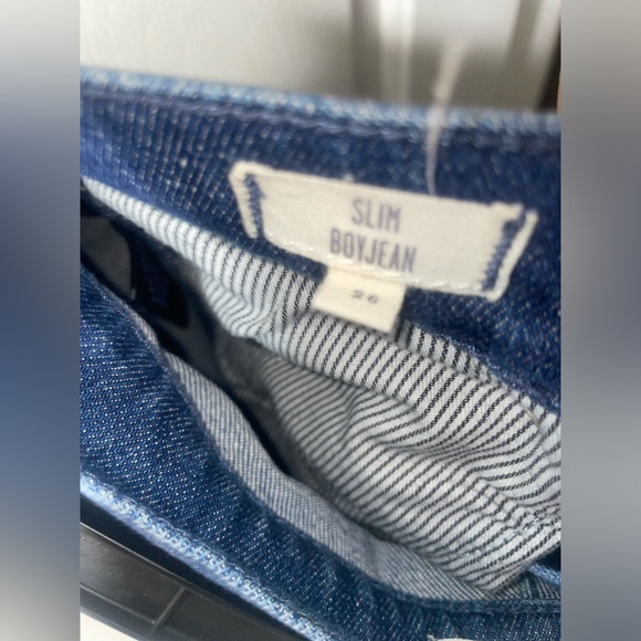 Madewell Slim Fit Boy Jean with Patches Size 26 - Picture 6 of 6